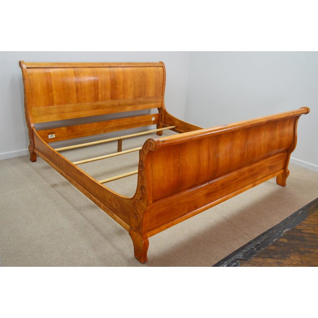 Ethan Allen King Sleigh Bed Chairish