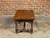 Wood English 19th Century Oak Coffee Table with Single Drawer and Turned Base For Sale - Image 7 of 12