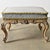Gray Italian Baroque 18th Century Velvet Upholstered Low Stool For Sale - Image 8 of 11