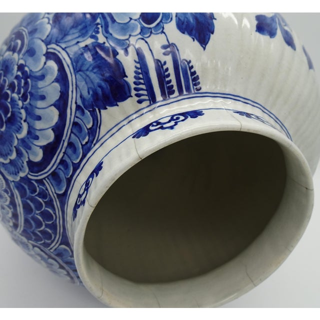 Vintage Ceramic Delftware Jar, 1950 For Sale - Image 14 of 18