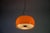 Mid-Century Orange Glass Ceiling Lamp attributed to Stilnovo, Italy, 1960s For Sale - Image 14 of 17