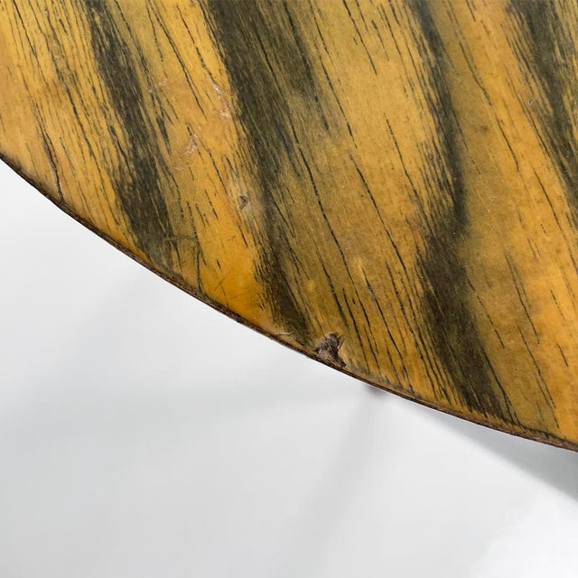 Italian Modern Wooden and Metal Round Coffee Table, 1970s For Sale - Image 13 of 18