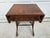 Late 20th Century English Crotch Mahogany Dropleaf Side Table For Sale - Image 5 of 17
