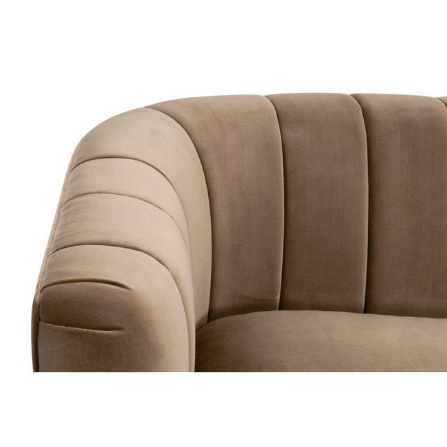 Wood Essentials for Living Bronx Channel Back Sofa For Sale - Image 7 of 8