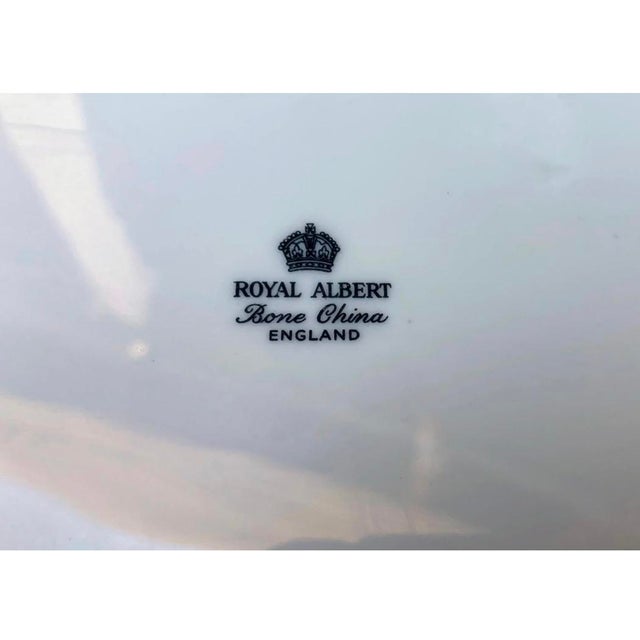 Royal Albert Mid 20th Century Royal Albert Bone China Oval Platter For Sale - Image 4 of 4