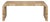 Matthew Izzo Home Newbury Light Burlwood Waterfall Edge Coffee Table For Sale