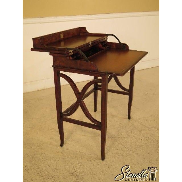 Theodore Alexander Model 7105239 Mahogany Flip Top Campaign Desk Chairish