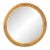 Friedman Brothers Boulogne Round Mirror in Classic Gold - 29" For Sale