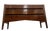 2010s Custom Berman Rosetti Exotic Wenge Wood 6 Drawer Canted Console Dresser. For Sale - Image 5 of 15