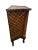 Wood Vintage Nightstand Cabinet Chest Four Drawers Bamboo / Wicker Tiki Petite Size For Sale - Image 7 of 14
