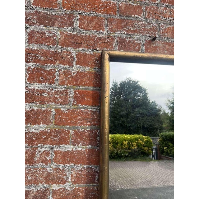 W: 95cm (37.4")h: 203cm (79.9")d: 5cm (2") a wonderful large antique french 19th century carved wood & gesso original gilt...