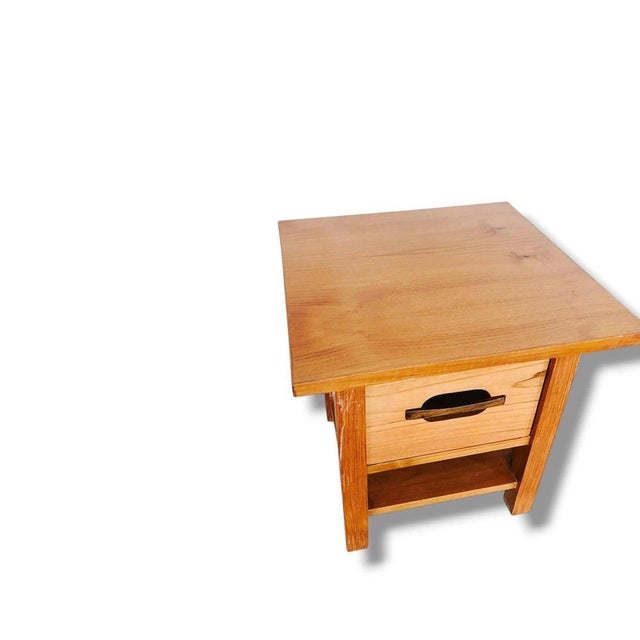 Mid-Century Modern Teak Nightstands, 1960s, Set of 2 For Sale - Image 6 of 9