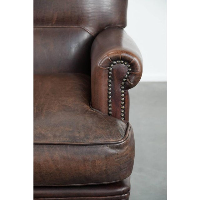 Vintage Armchair in Sheepskin For Sale - Image 11 of 17