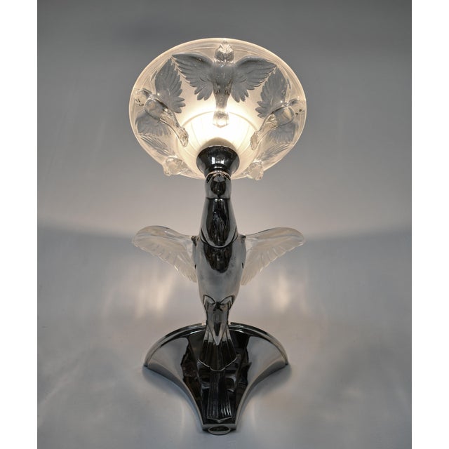 Metal French Art Deco Wall Sconces by Boris Lacroix 1930s France - A Pair For Sale - Image 7 of 14