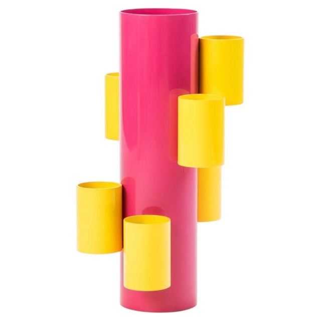 Festa Mobile Pots Jar in Powder-Coated Aluminum by Altreforme For Sale - Image 11 of 11
