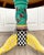 Wood Vintage Folk Art Hand-Painted Accent Table in the Style of Mackenzie-Childs For Sale - Image 7 of 14