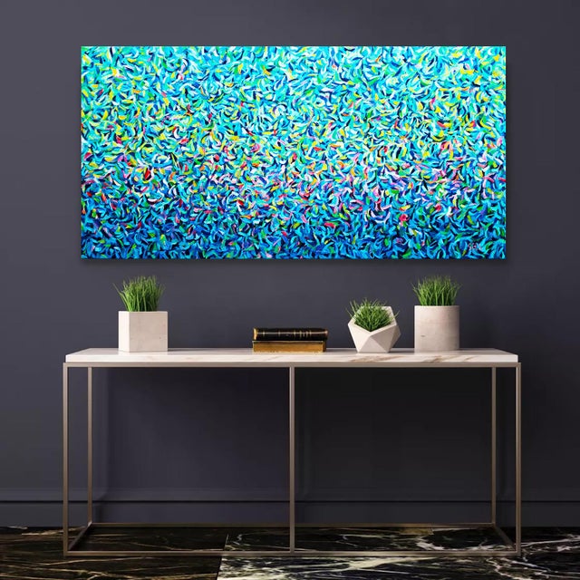 Artist Andrei Sitsko "The Garden Xv" Modern Original Painting For Sale - Image 11 of 11