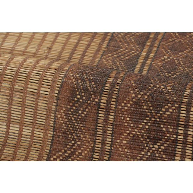 Vintage Tuareg Rug With Tonal Stripe Design in Beige & Brown - Rug & Kilim For Sale In New York - Image 6 of 7