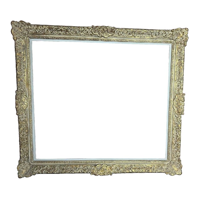 Large French Giltwood Frame – Mid 19th Century Antique For Sale