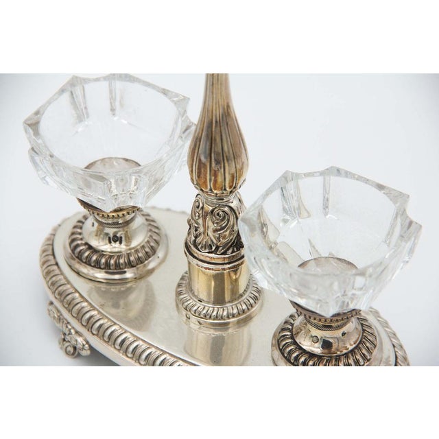 Silver Salt and Pepper Shakers, Set of 2 For Sale - Image 4 of 5