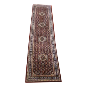Vintage Kashan Approx. 2.5 X 10 Wool Runner Rug