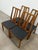 Brown Set of 4 Vintage Mid Century Modern Dining Chairs Attributed to Parker Knoll For Sale - Image 8 of 8