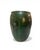 Traditional Vintage Emerald Green Glazed Ceramic Planter For Sale - Image 3 of 8
