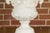 Pair of Blanc de Chine Midcentury Urns with Rams Heads and Ivy Leaves For Sale - Image 12 of 12