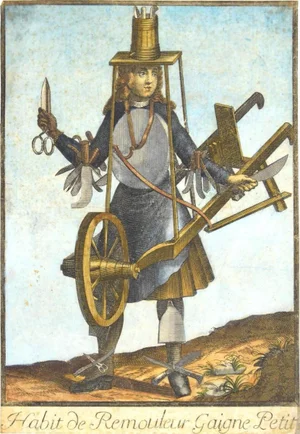 Unknown, Habit De Remouleur Gaigne Petit, Etching, Late 17th Century