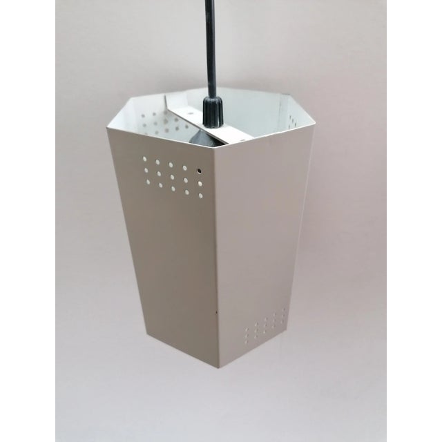 Metal Pendant Lamps by J. J. M. Hoogervorst for Anvia, 1960s, Set of 2 For Sale - Image 7 of 11