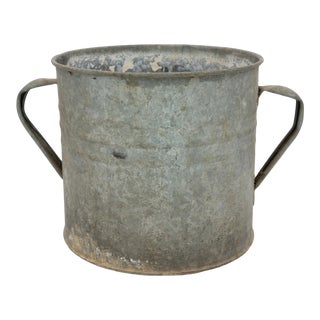 Medium Industrial Galvanized Bucket For Sale
