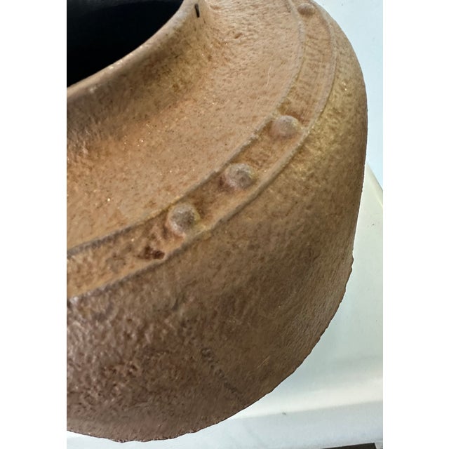 Antique Meiji Japanese Chagama Iron Metal Tea Kettle For Sale - Image 13 of 15