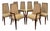 Set of Eight Mid-Century Dining Chairs Attributed to Grosfeld House For Sale