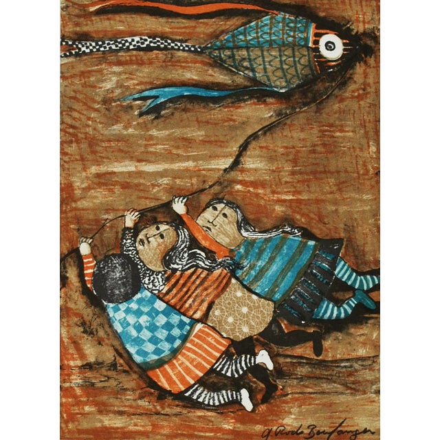 Title: Untitled 6 Artist: Graciela Rodo Boulanger Country: Bolivia Medium: Lithograph Marks: Signed in plate, not numbered...