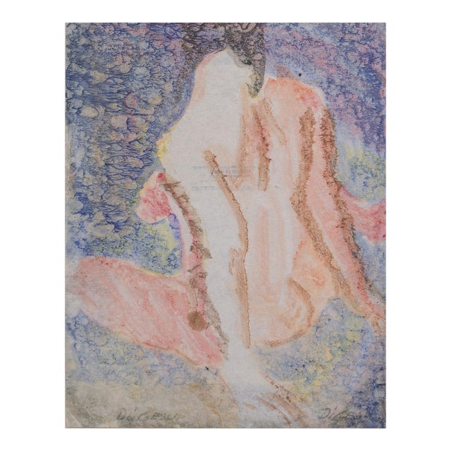 'Seated Nude' by Victor Di Gesu, Paris, Louvre, Salon D'Automne, Academie Chaumière, Los Angeles County Museum of Art, San Francisco Art Association For Sale