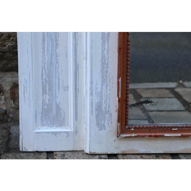 Wood Large Directoire Trumeau Mirror For Sale - Image 7 of 9