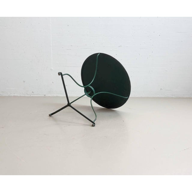 Green Green French Gueridon Metal Garden Table, 1950s For Sale - Image 8 of 14