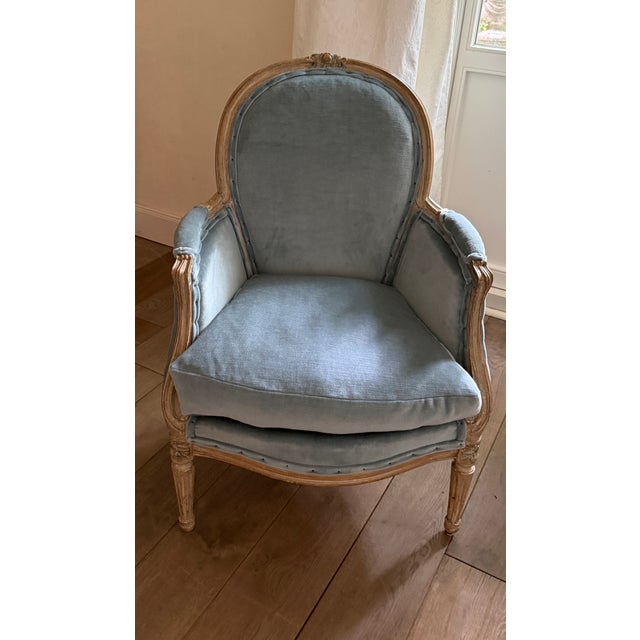 Bergeren Chairs in Velvet, 1880, Set of 2 For Sale - Image 8 of 8