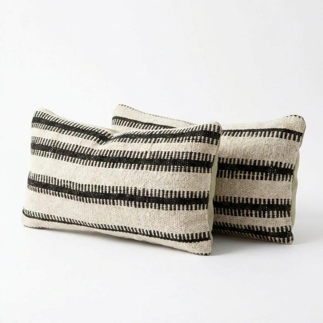 This beautiful 10'' x 20'' Turkish Kilim pillow cover set was made from authentic handwoven flatweave kilim. The...