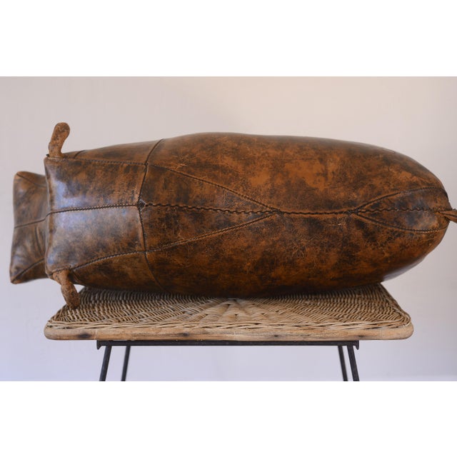 Vintage 1960s Dmitri Omersa Leather Hippo For Sale - Image 11 of 16