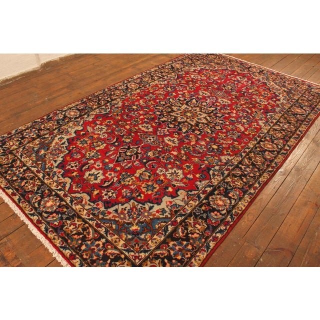 Middle Eastern Hand-Knotted Rug For Sale - Image 10 of 11
