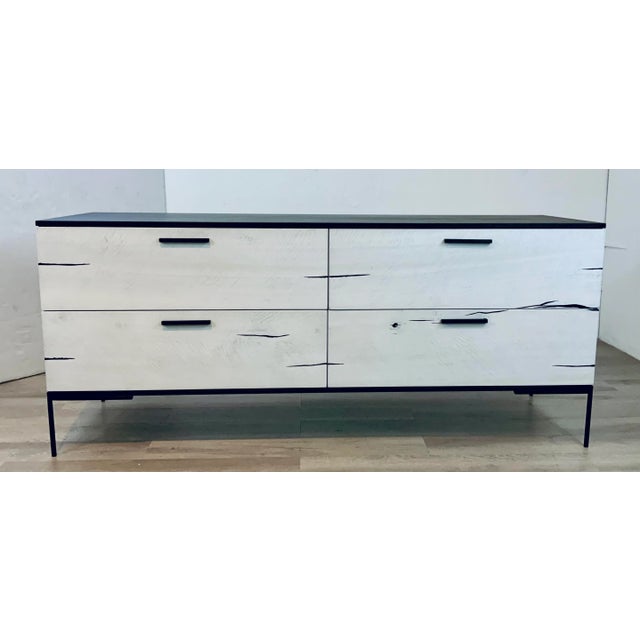 Organic Modern Bleached Yukas Wood Dresser For Sale - Image 9 of 9