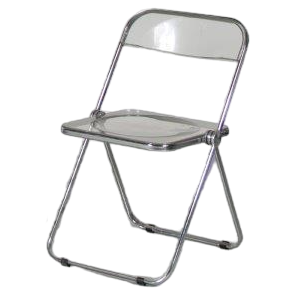 Plia Folding Chair by Giancarlo Piretti for Castelli, Italy, 1970s