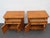 This beautiful Pair of Nightstands is made of wood, solid wood, and solid oak. These two high quality end tables was made...