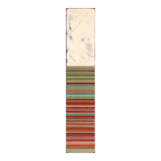 Tall Sunspot 65 - Original Modern Colorful Striped Resin and Acrylic Abstract Wall Art For Sale