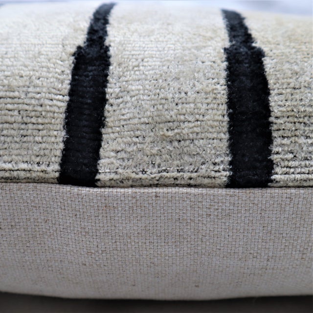 Handmade Luxury Black & White Velvet Decorative Throw Pillow Chairish