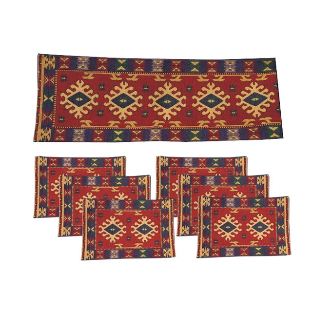 Southwestern Table Runner & Placemat Set Chairish