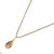 Lucky Clover White Enamel Egg Gold Necklace For Sale - Image 10 of 12