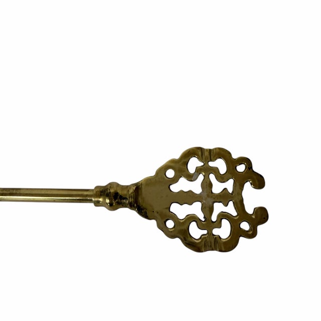 Metal Vintage Brass Candle Snuffer For Sale - Image 7 of 8