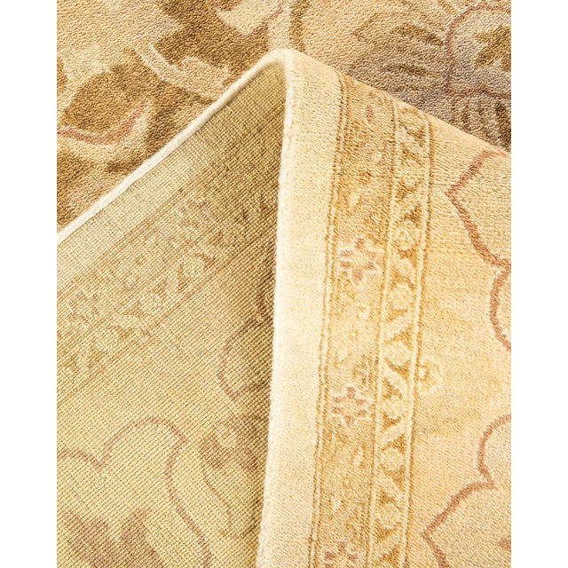 Vintage Moroccan Hand Knotted Wool Area Rug, Ivory - 8'0" X 9'10" For Sale In New York - Image 6 of 9